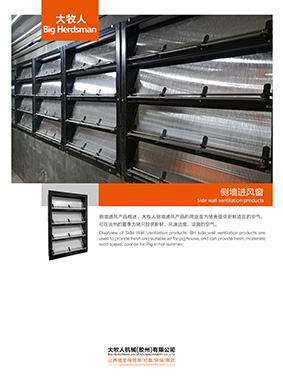 Side wall ventilation products