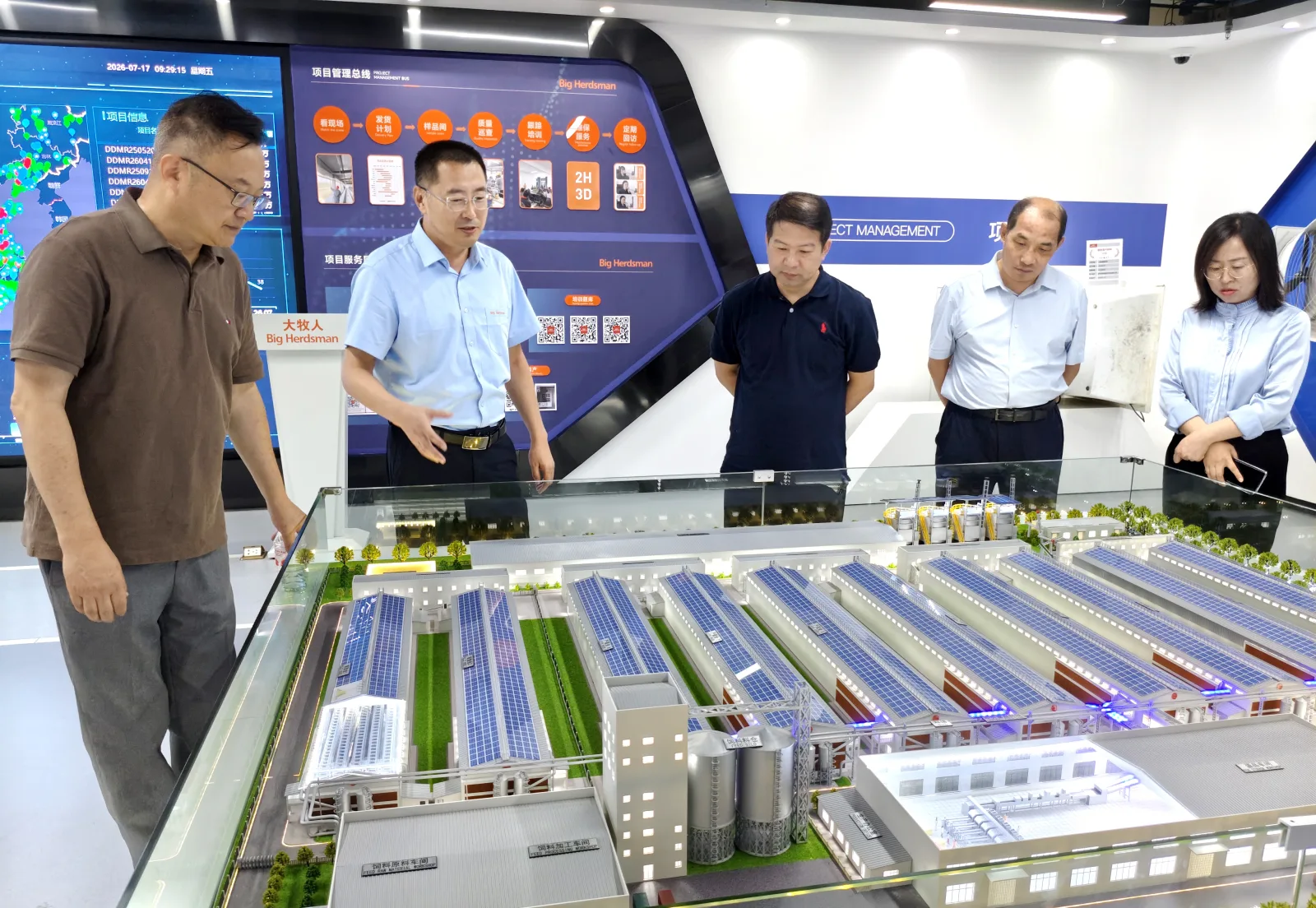 Big Herdsman exhibition hall visit